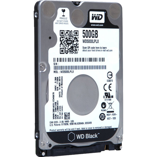 WD 500GB WD Black Mobile OEM Hard Drive (WD5000LPLX)