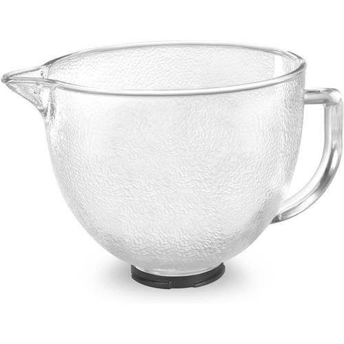 KitchenAid 5-Quart Tilt-Head Hammered Glass Bowl with Lid - K5GBH