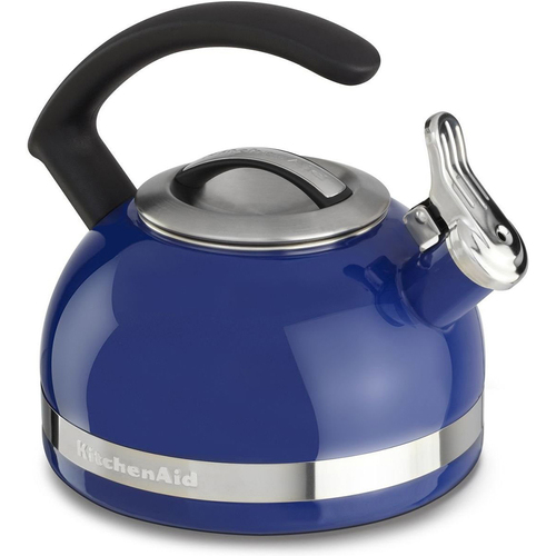 KitchenAid 2.0-Quart Kettle with C Handle and Trim Band in Doulton Blue - KTEN20CBDB
