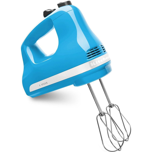 KitchenAid 5-Speed Ultra Power Hand Mixer in Crystal Blue - KHM512CL