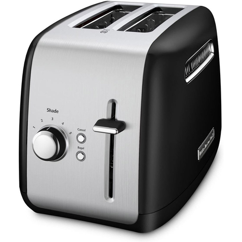 KitchenAid 2-Slice Toaster with Manual Lift Lever in Onyx Black - KMT2115OB