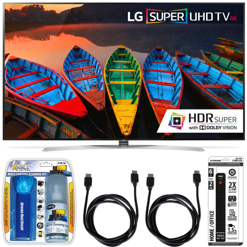 LG 65UH9500  65-Inch Super UHD 4K Smart TV w/ webOS 3.0 Accessory Bundle