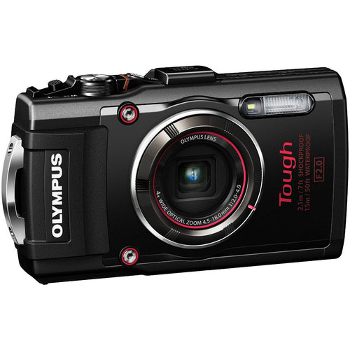 Olympus TG-4 16MP 1080p HD Waterproof Digital Camera w/ 3-Inch LCD (Black) - Refurbished