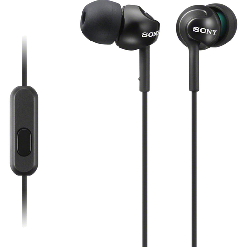 Sony Step-Up EX Series In-Ear Headphones in Black - MDREX110APB