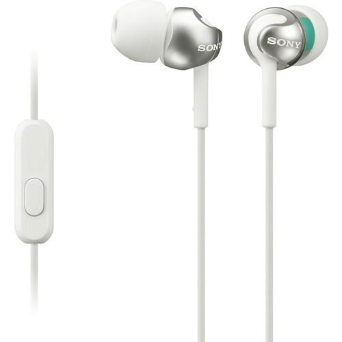 Sony Step-Up EX Series In-Ear Headphones in White - MDREX110AP/W