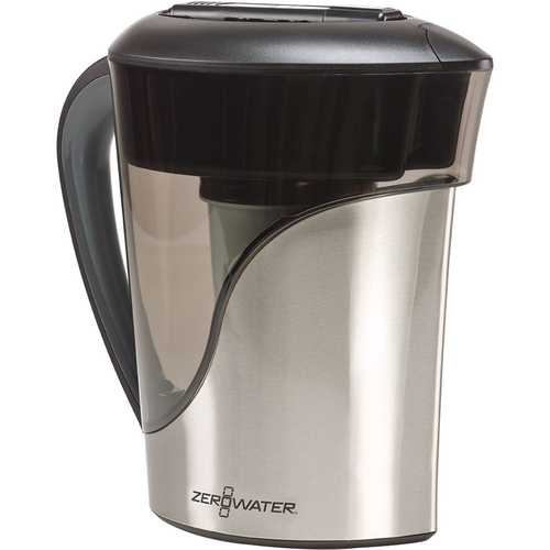 Zero Technologies 8-Cup Stainless Steel Filtration Pitcher - ZS-008