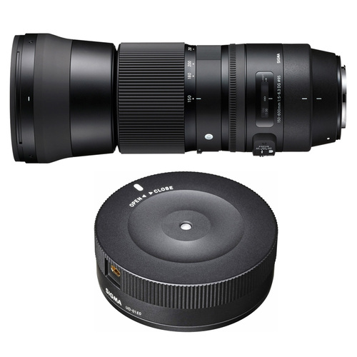 Sigma 150-600mm F5-6.3 DG OS HSM Zoom Nikon Contemporary Zoom Lens and USB Dock Bundle