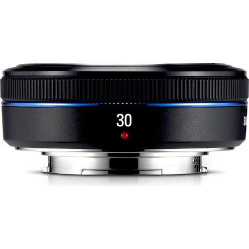 Samsung Compact 30mm F2.0 Black NX Pancake Lens for NX Series Cameras