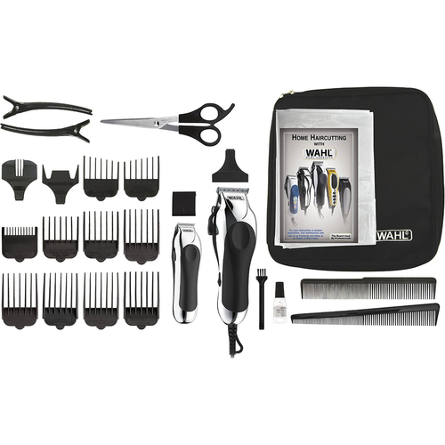 Wahl Chrome Pro 25-Piece Complete Haircutting Kit - 79524-5201