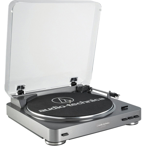 Audio-Technica AT-LP60USB USB Turntable Certified Refurbished Silver