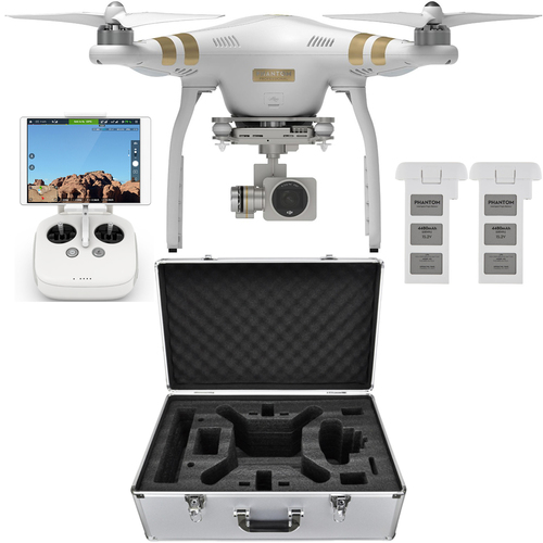 DJI Phantom 3 Professional Drone with 4K Camera Bundle with Extra Battery and Case