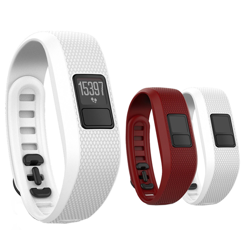 Garmin vivofit 3 Activity Tracker - Regular Fit - White with 3 Accessory Bands