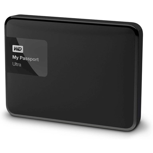 Western Digital My Passport Ultra 3 TB Portable External Hard Drive, Black
