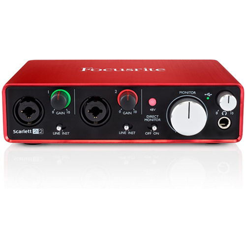 Focusrite Scarlett 2i2 USB Audio Interface (2nd Generation) With Pro Tools and More