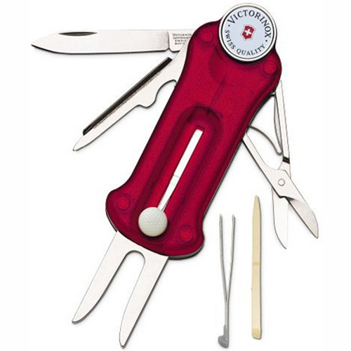 Victorinox Swiss Army 53962 - Golf Tool Pocket Knife (Ruby)