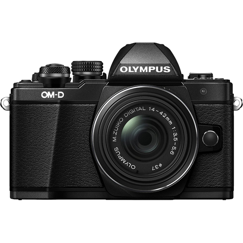 Olympus OM-D E-M10 Mark II Mirrorless Digital Camera with 14-42 IIR Lens (Black)
