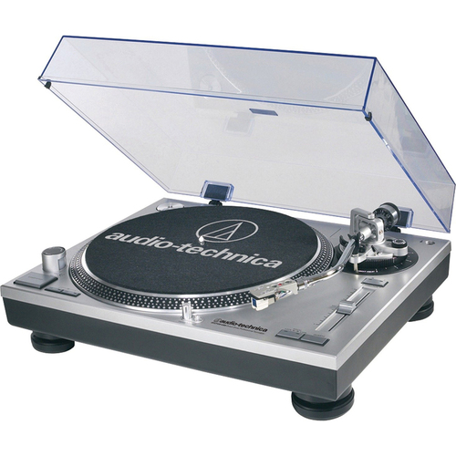 Audio-Technica AT-LP120-USB Direct-Drive Professional Turntable - Factory Refurbished - Silver