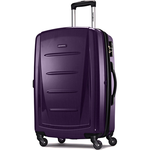 Samsonite Winfield 2 Fashion HS Spinner 24` - Purple - OPEN BOX
