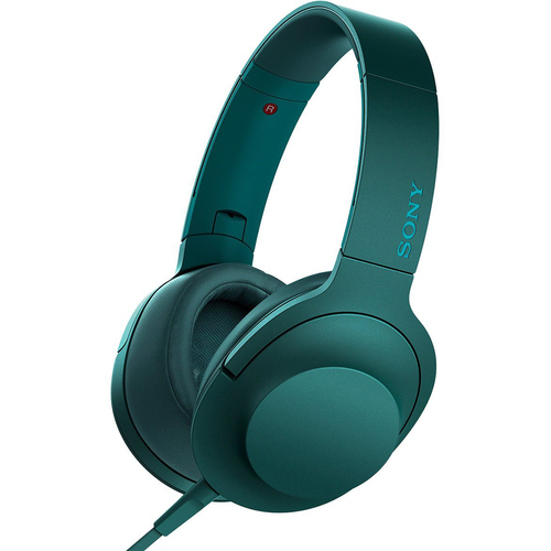 Sony MDR100AAP h.Ear on Premium On-Ear Stereo Headphones - Viridian Blue - OPEN BOX