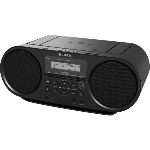 Sony ZS-RS60BT CD Boombox with Bluetooth, 4-Watt - OPEN BOX