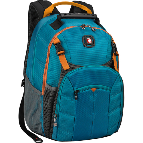 Wenger SwissGear Sherpa 16`  Backpack - Teal/Orange