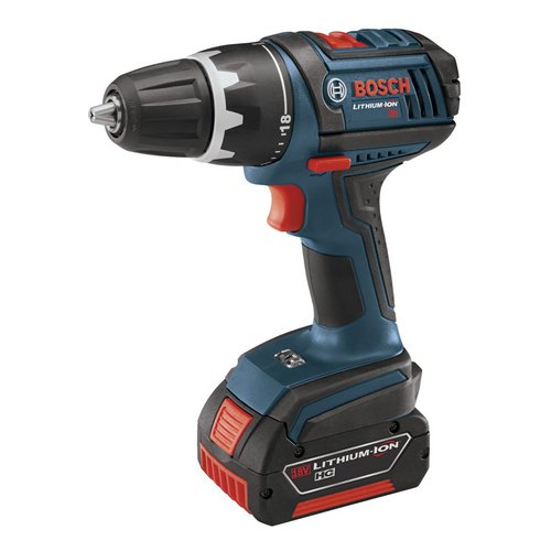 Bosch DDS181-01 18V Compact Lithium Ion Drill Driver w/ 2 Fat Pack Batteries