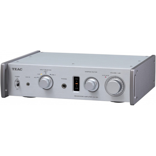 Teac HA-501-B Dual Monaural Headphone Amplifier (Silver)