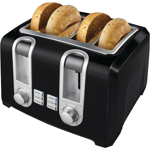 Black & Decker 4-Slice Toaster in Black - T4569B