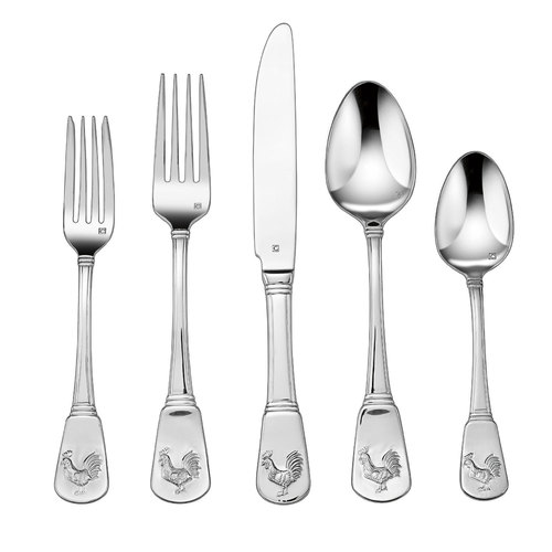 Cuisinart 20-Piece Flatware Set, French Rooster