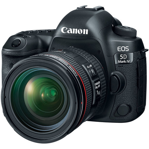 Canon EOS 5D Mark IV 30.4 MP Full Frame CMOS DSLR Camera + EF 24-70mm f/4L IS USM Lens