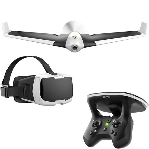 Parrot Disco Drone with Skycontroller 2 & FPV Goggles - White (PF750001)