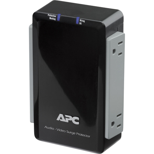 APC Audio/Video Surge Protector 4 Outlet with Coax Protection 120V - P4V