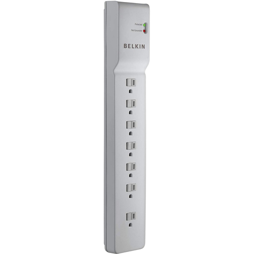 Belkin 2320J 7-Outlet Surge Protector with 12' Cord - BE107200-12