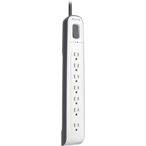 Belkin 7-Outlet Surge Protector with 12' Cord and Telephone Protection - BV107200-12