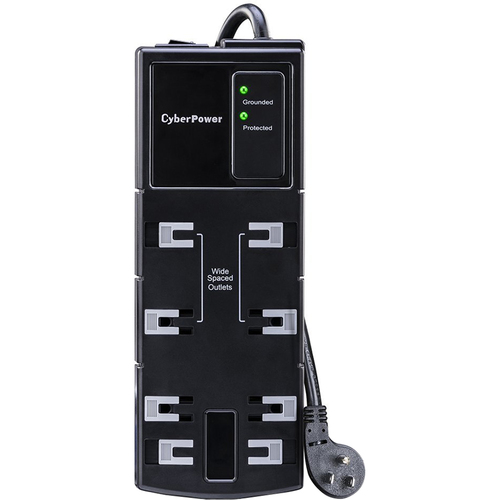 CyberPower 8-Outlet Essential Surge Protector with 6' Cord - CSB806