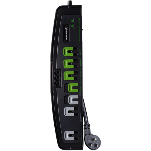 CyberPower 2250J 7-Outlet Eco Surge Protector with 6' Cord - CSP706TG