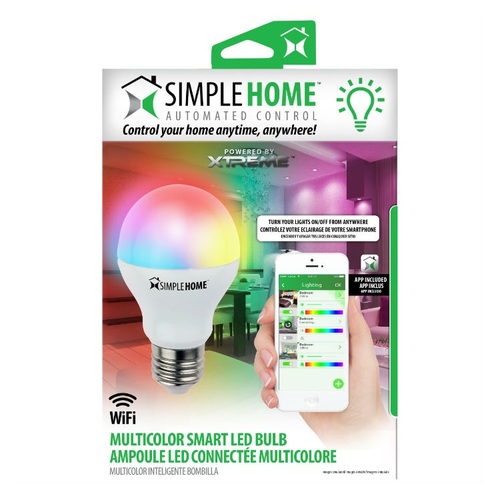Simple Home Multicolor Smart Wifi LED Bulb