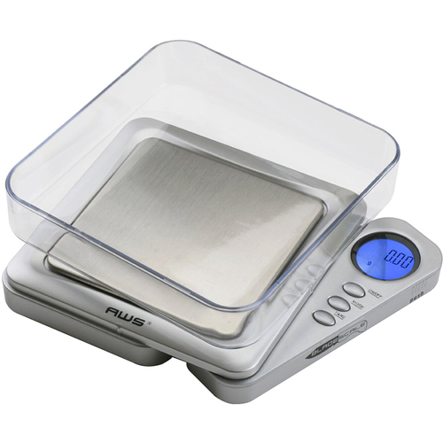 American Weigh Scales Blade Series Digital Pocket Scale in Silver - BL-100-SIL