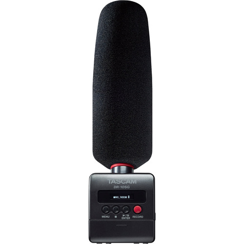 Tascam Camera-Mountable DSLR Audio Recorder w/ Shotgun Microphone (DR-10SG)