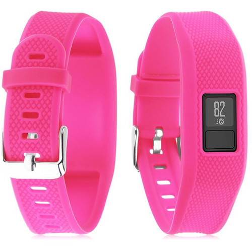 Extreme Speed Silicone Replacement Wrist Band Strap For Garmin Vivofit 3 - Pink