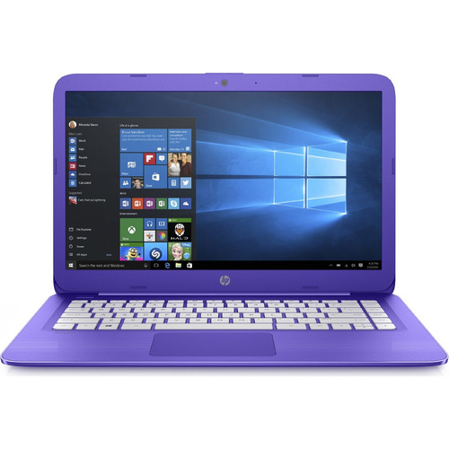 Hewlett Packard Stream 14-ax020nr 14.0` Violet Laptop - Intel Celeron N3060 Processor