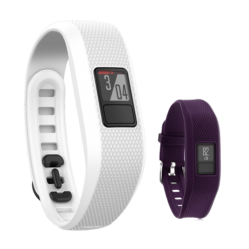 Garmin Vivofit 3 Activity Tracker Fitness Band + Replacement Band (Purple)