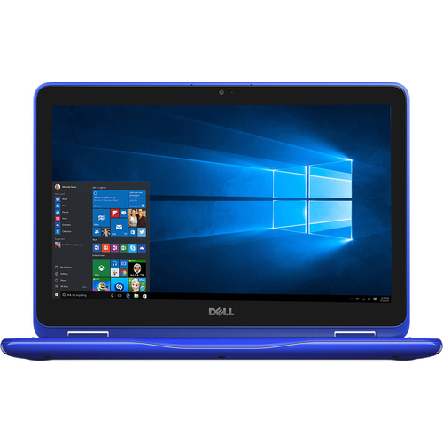 Dell i3168-3271BLU 11.6` HD Intel Pentium N3710 1.6GHz 2-in-1 Laptop, Bali Blue