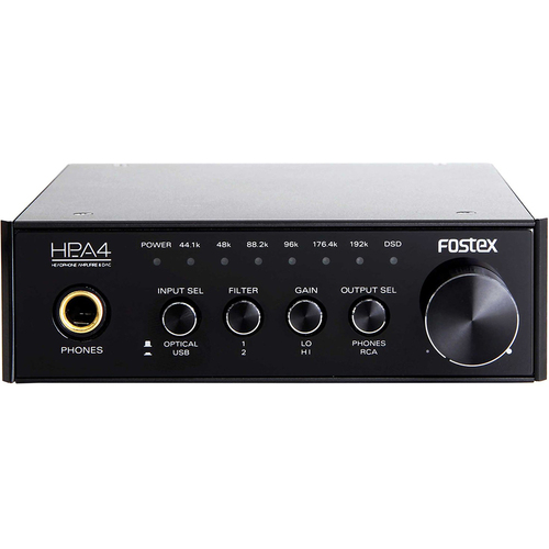 Fostex HP-A4 24bit Digital to Analog Converter and Headphone Amplifier - OPEN BOX