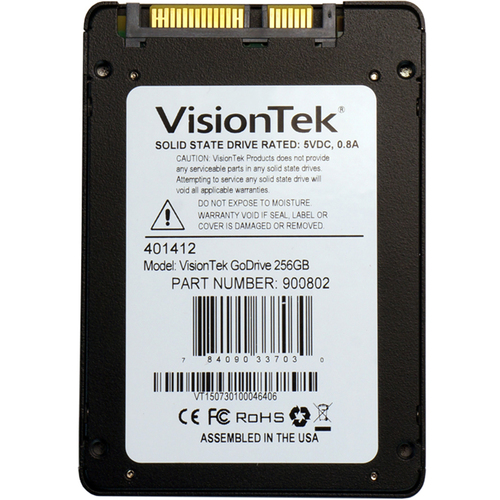 VisionTek 256GB 7mm 2.5 Internal SSD - 900802