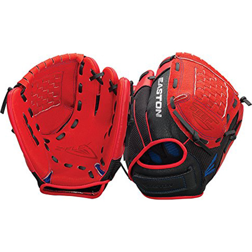 Easton ZFX1100RDRY - Z-Flex Left Hand Throw 11` Youth Ball Glove in Red - A130637LHT