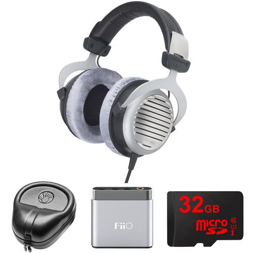 BeyerDynamic DT 990 Premium Headphones 32 OHM - 483958 w/ FiiO A1 Amp. Bundle