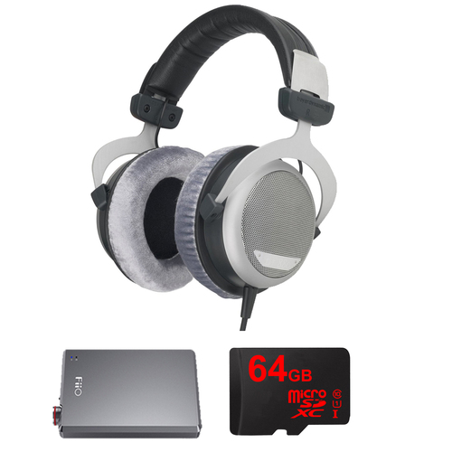 BeyerDynamic DT 880 Premium Headphones 32 OHM w/ FiiO A5 Amp Bundle