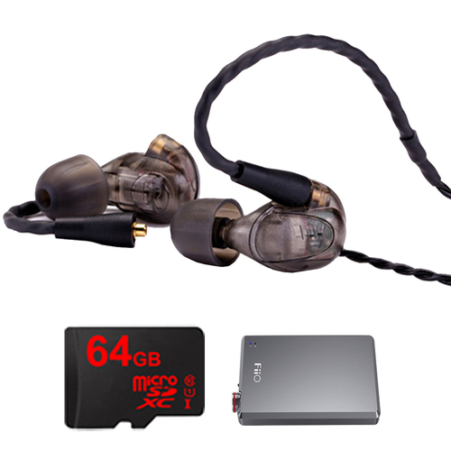 Westone UM Pro 30 High Performance In-ear Headphone (Smoke)-78489 w/ FiiO A5 Amp Bundle