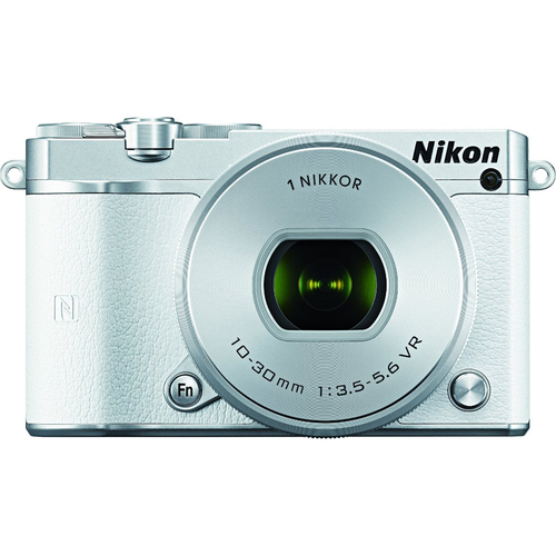 Nikon 1 J5 Mirrorless 20.8MP Digital Camera w/ 10-30mm Lens White Factory Refurbished